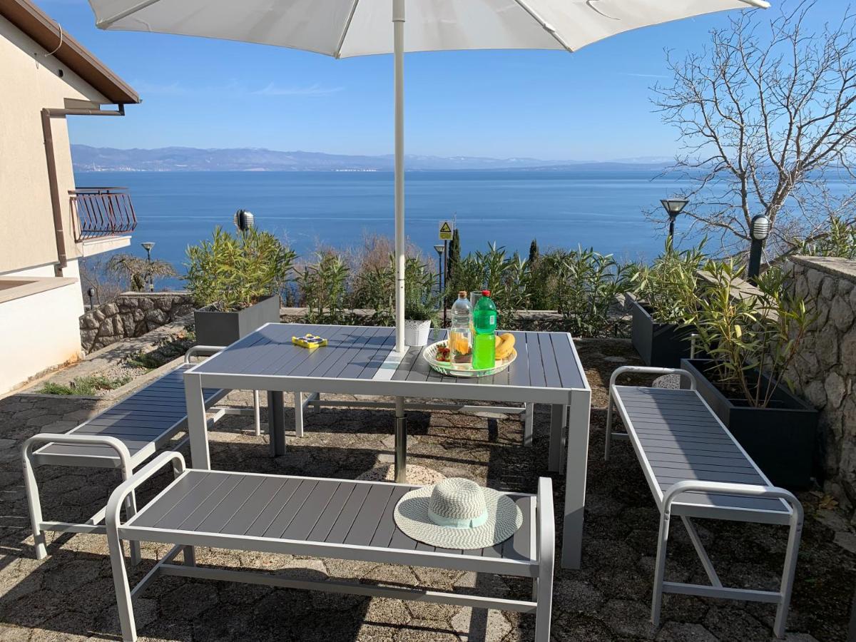 Apartments Near The Beach, With Terraces And Seaview At House B. Mošćenička Draga Eksteriør billede